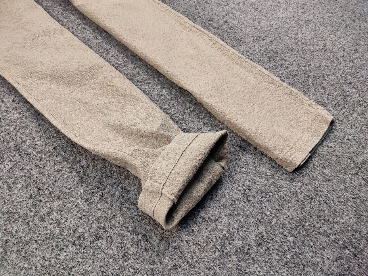 Transit Transit Par Such Beige Textured Cotton Trouser Pants Japan Size 32" / US 10 / IT 46 - 9 Thumbnail
