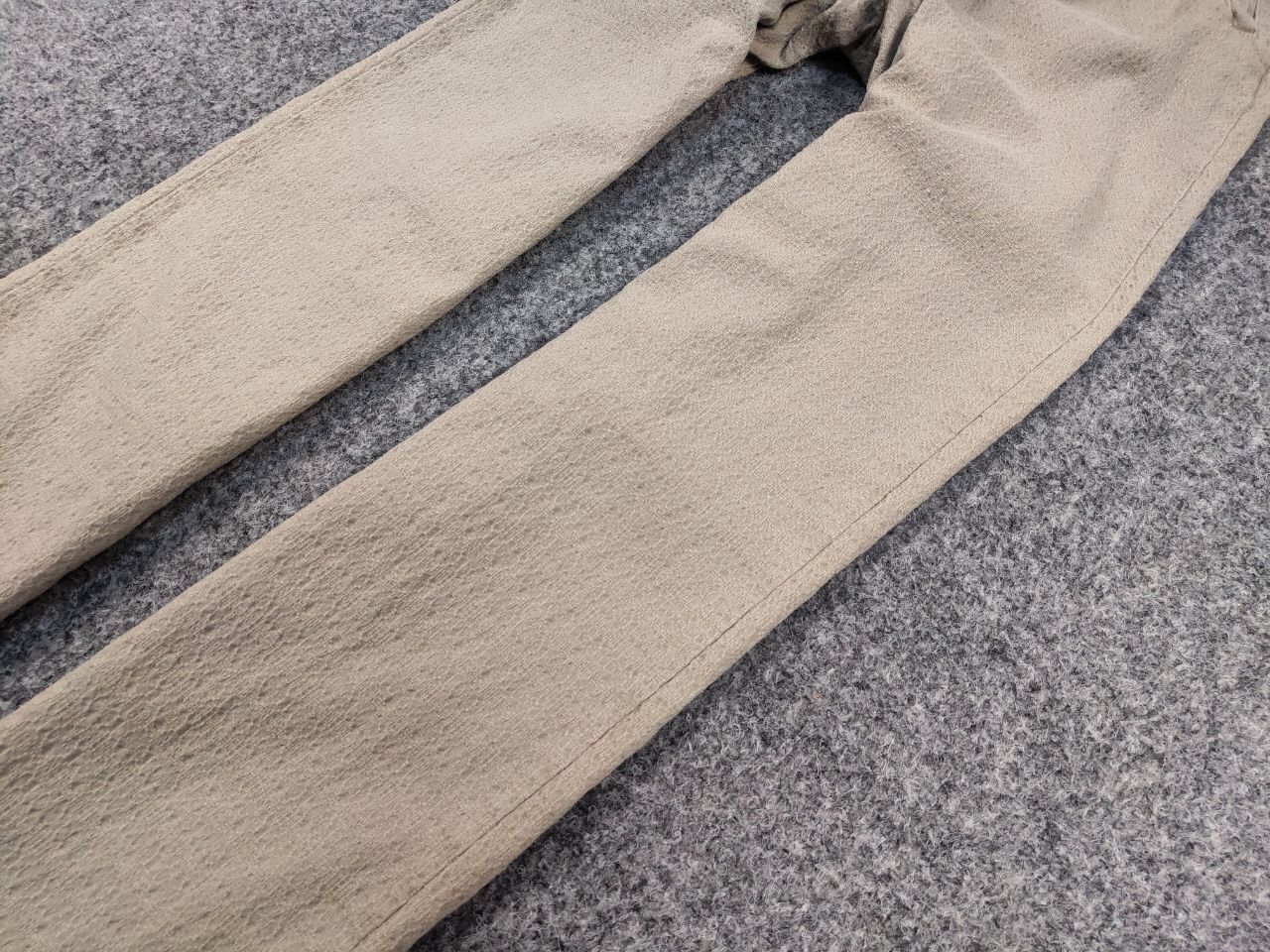 Transit Transit Par Such Beige Textured Cotton Trouser Pants Japan Size 32" / US 10 / IT 46 - 6 Thumbnail