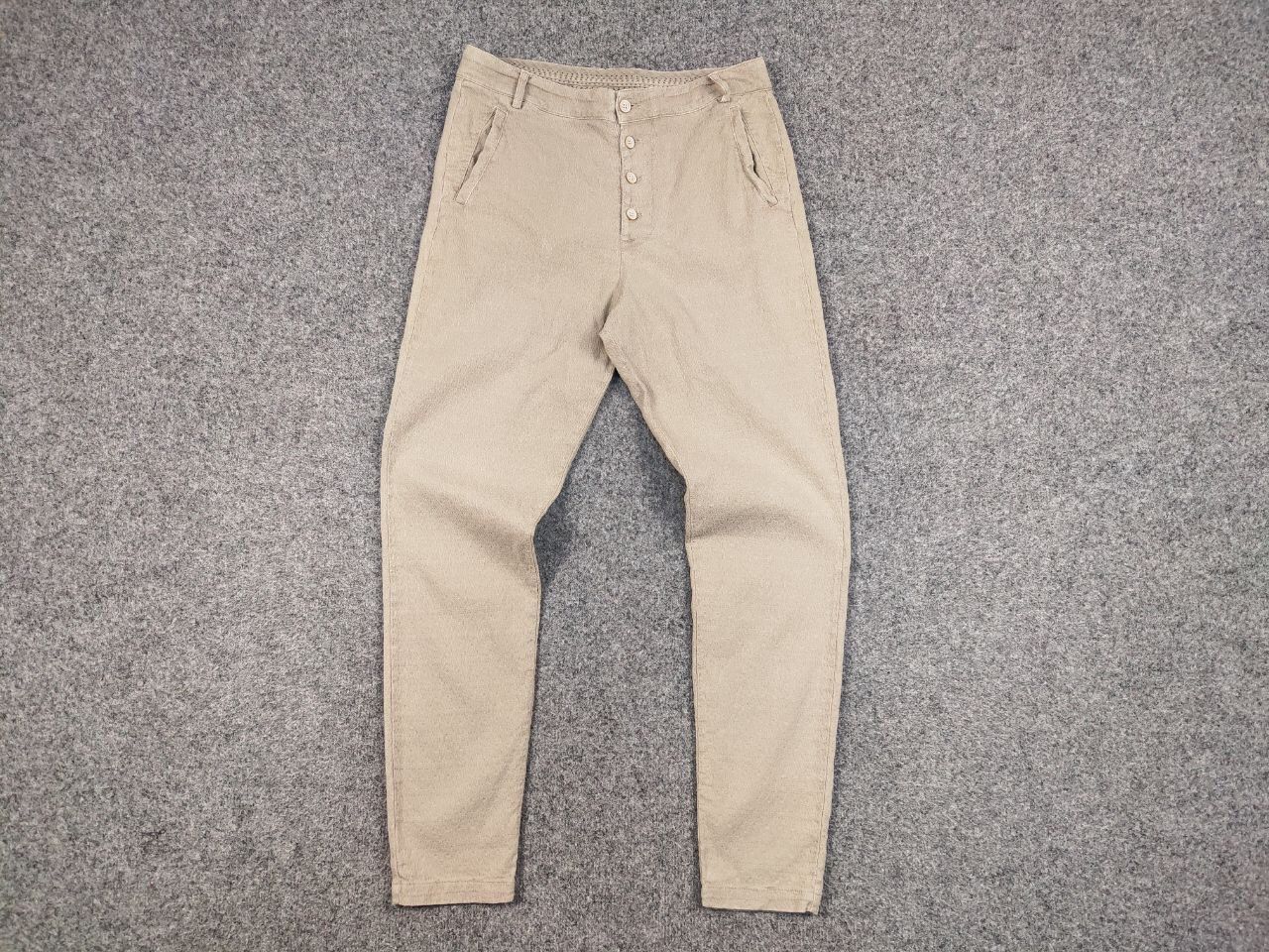 Transit Transit Par Such Beige Textured Cotton Trouser Pants Japan Size 32" / US 10 / IT 46 - 12 Thumbnail