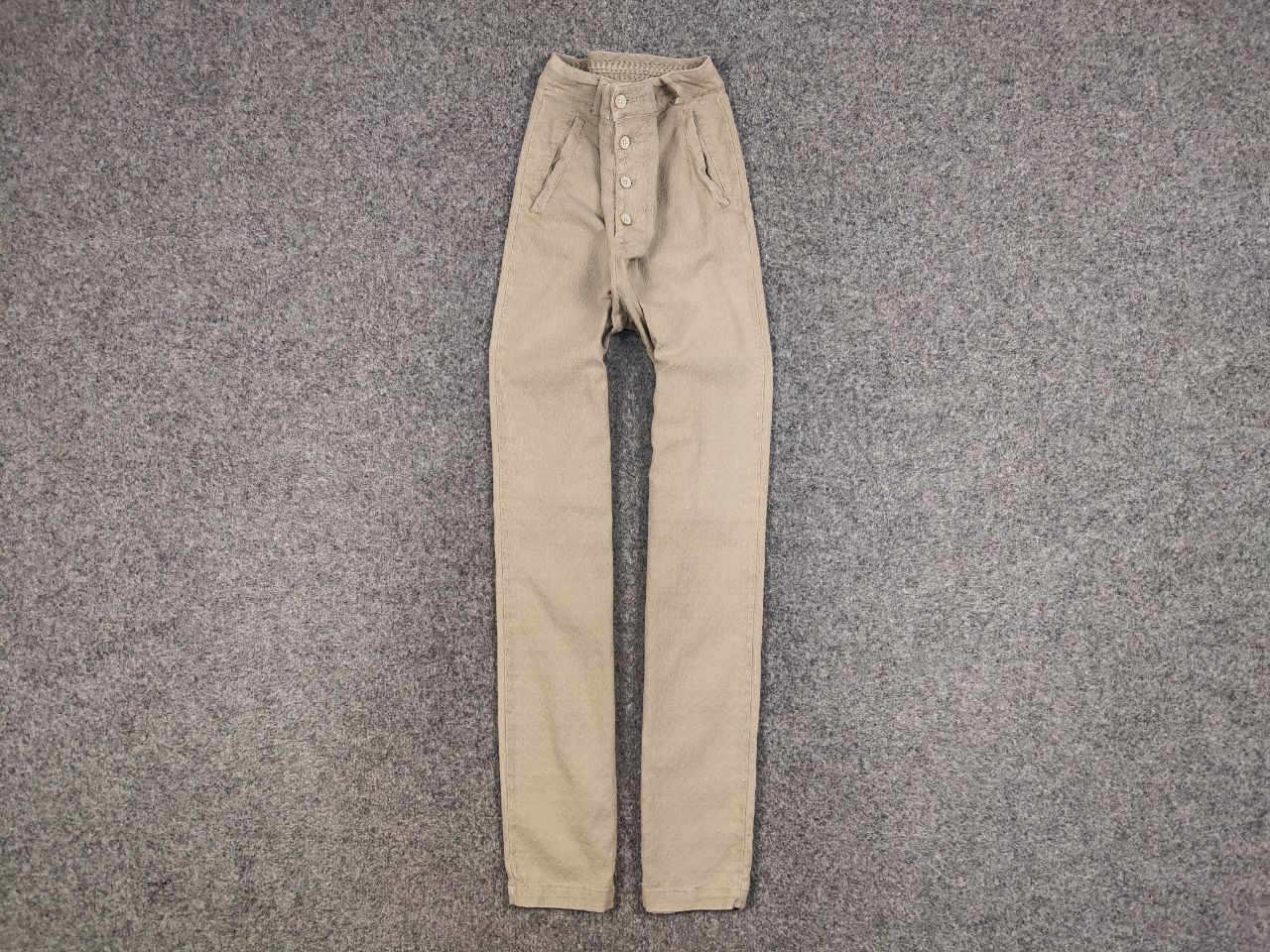 Transit Transit Par Such Beige Textured Cotton Trouser Pants Japan Size 32" / US 10 / IT 46 - 1 Thumbnail