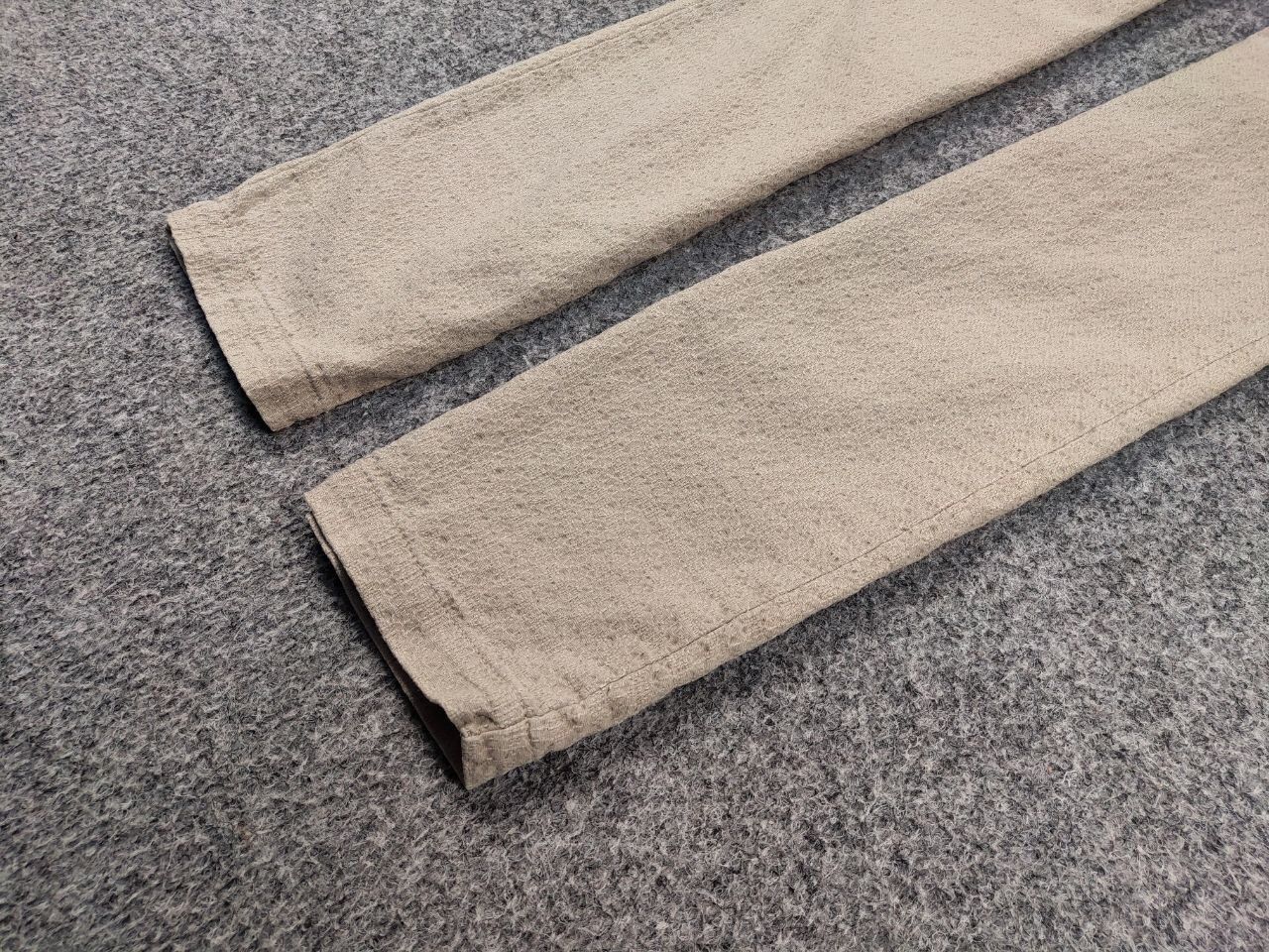 Transit Transit Par Such Beige Textured Cotton Trouser Pants Japan Size 32" / US 10 / IT 46 - 5 Thumbnail