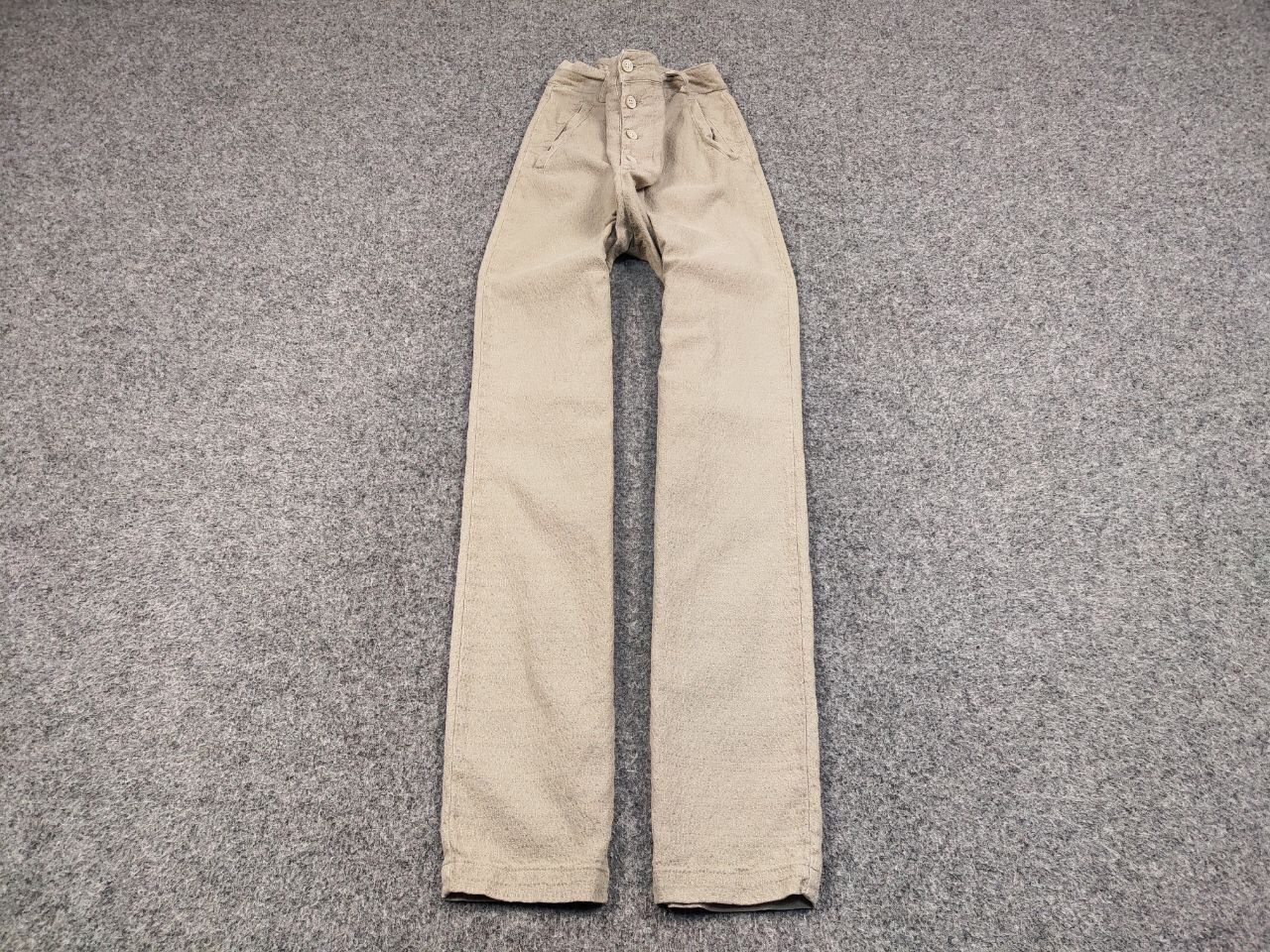 Transit Transit Par Such Beige Textured Cotton Trouser Pants Japan Size 32" / US 10 / IT 46 - 2 Thumbnail