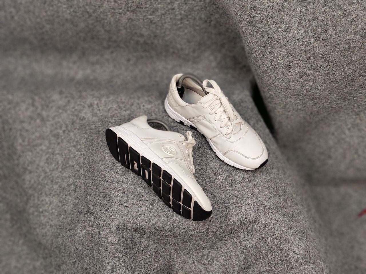 Gucci Gucci Authentic Miro Soft Casual White logo Leather Sneakers Size US 5.5 / EU 38 - 10 Thumbnail