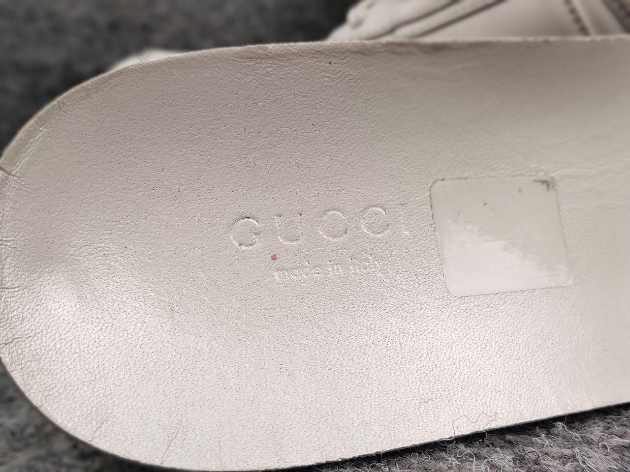 Gucci Gucci Authentic Miro Soft Casual White logo Leather Sneakers Size US 5.5 / EU 38 - 24 Thumbnail