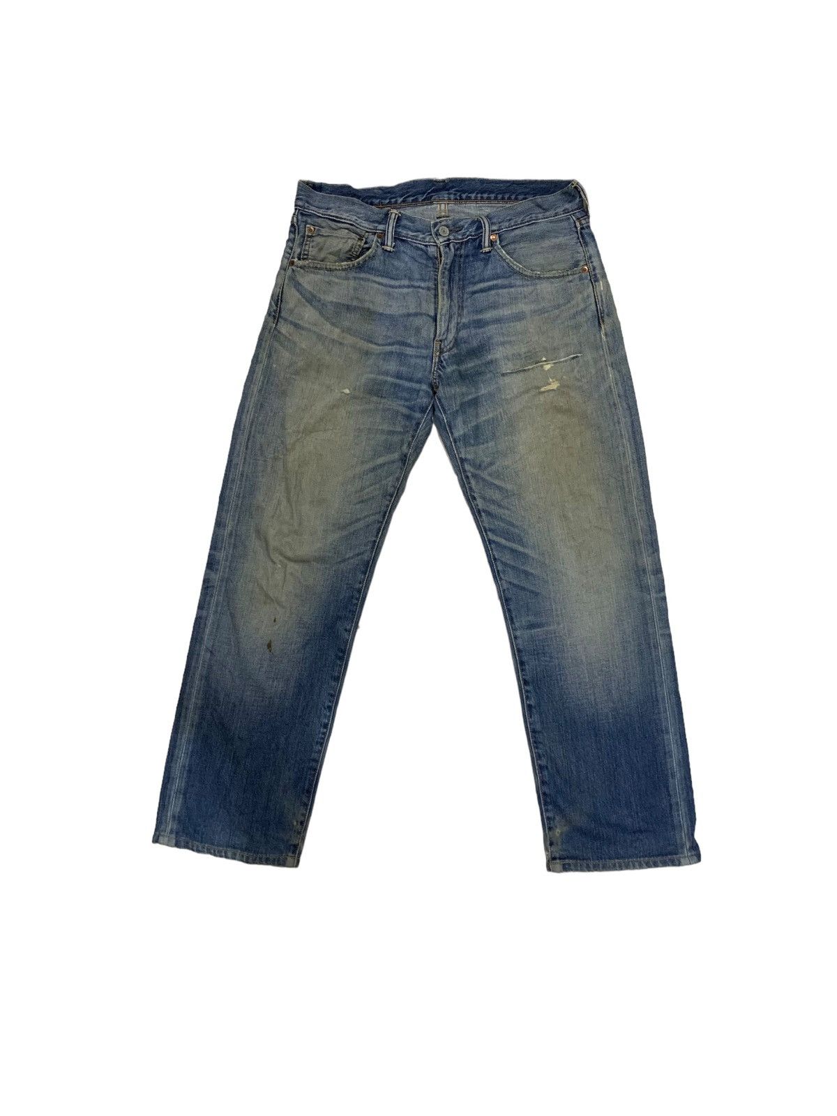 image of Distressed Denim x Levis Vintage Levis Loose Tapered Style Baggy Jean in Blue Wash, Men's (Size 31)