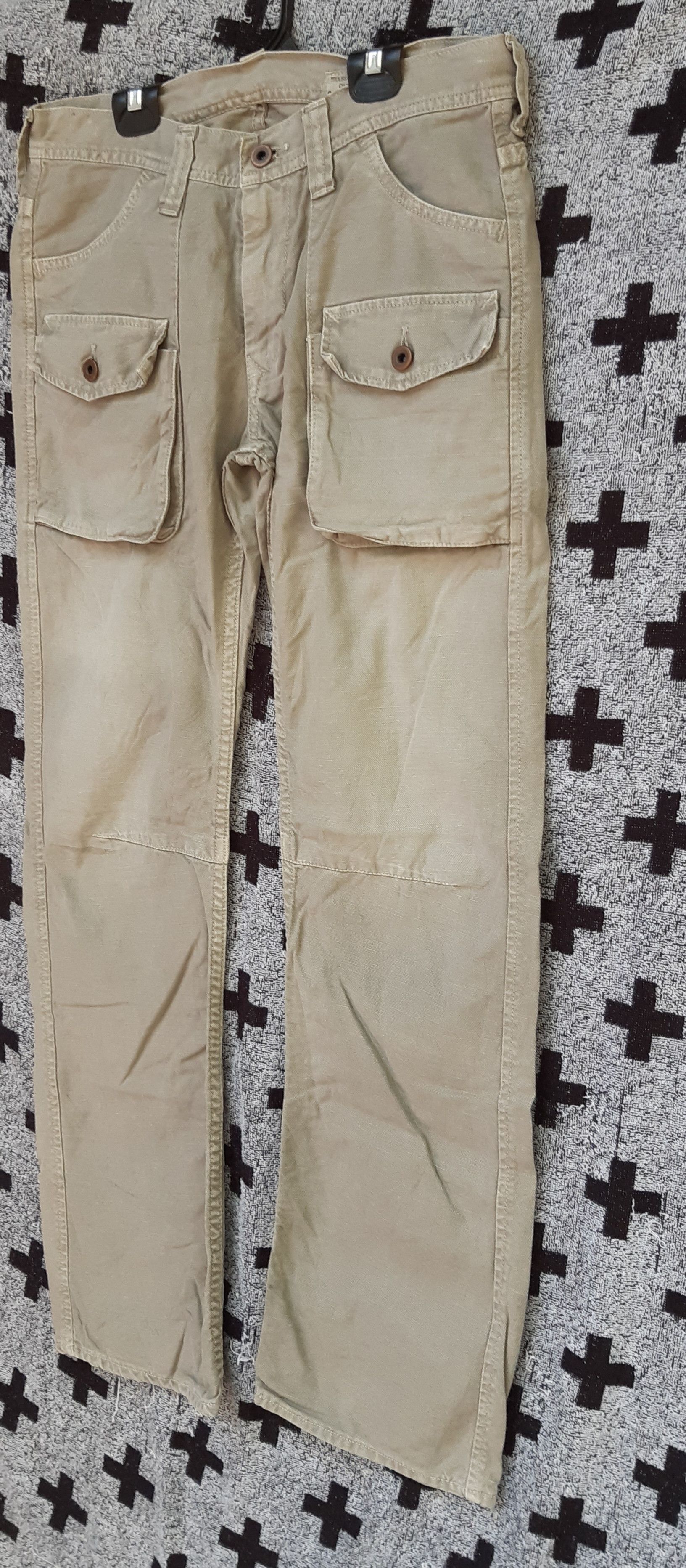 Japanese Brand Japanese Brand Studio Ecru Inc Bush pocket Pants Size US 32 / EU 48 - 2 Thumbnail