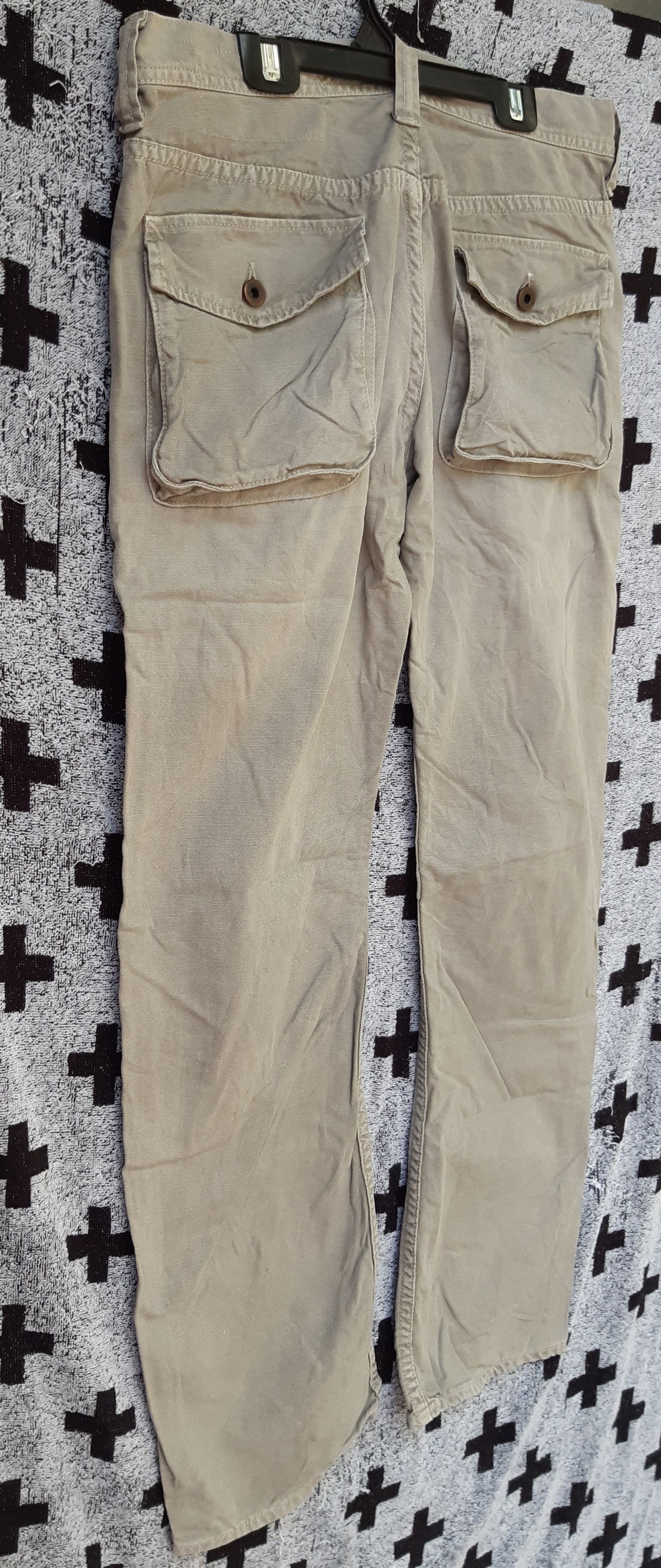 Japanese Brand Japanese Brand Studio Ecru Inc Bush pocket Pants Size US 32 / EU 48 - 4 Thumbnail