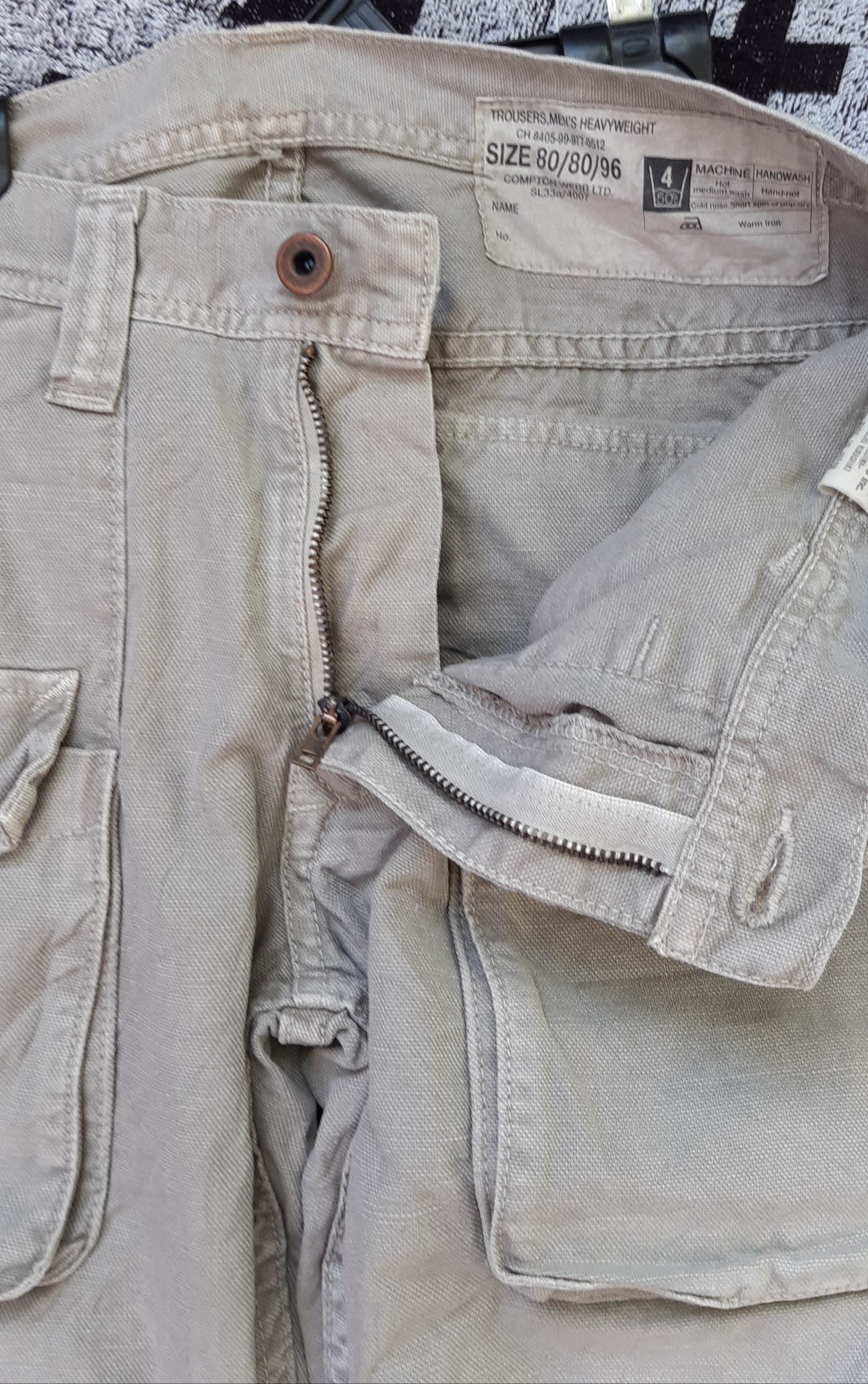 Japanese Brand Japanese Brand Studio Ecru Inc Bush pocket Pants Size US 32 / EU 48 - 6 Thumbnail