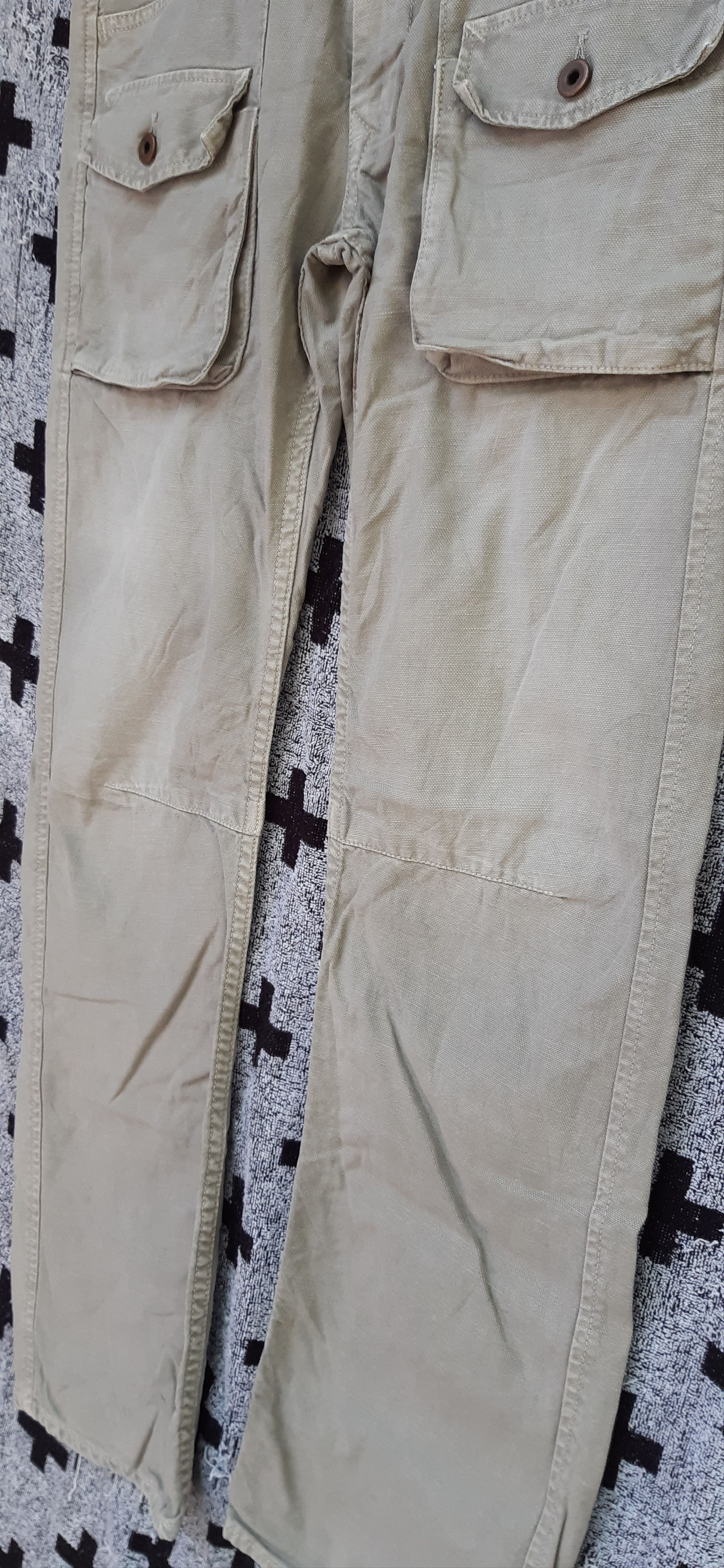 Japanese Brand Japanese Brand Studio Ecru Inc Bush pocket Pants Size US 32 / EU 48 - 7 Thumbnail