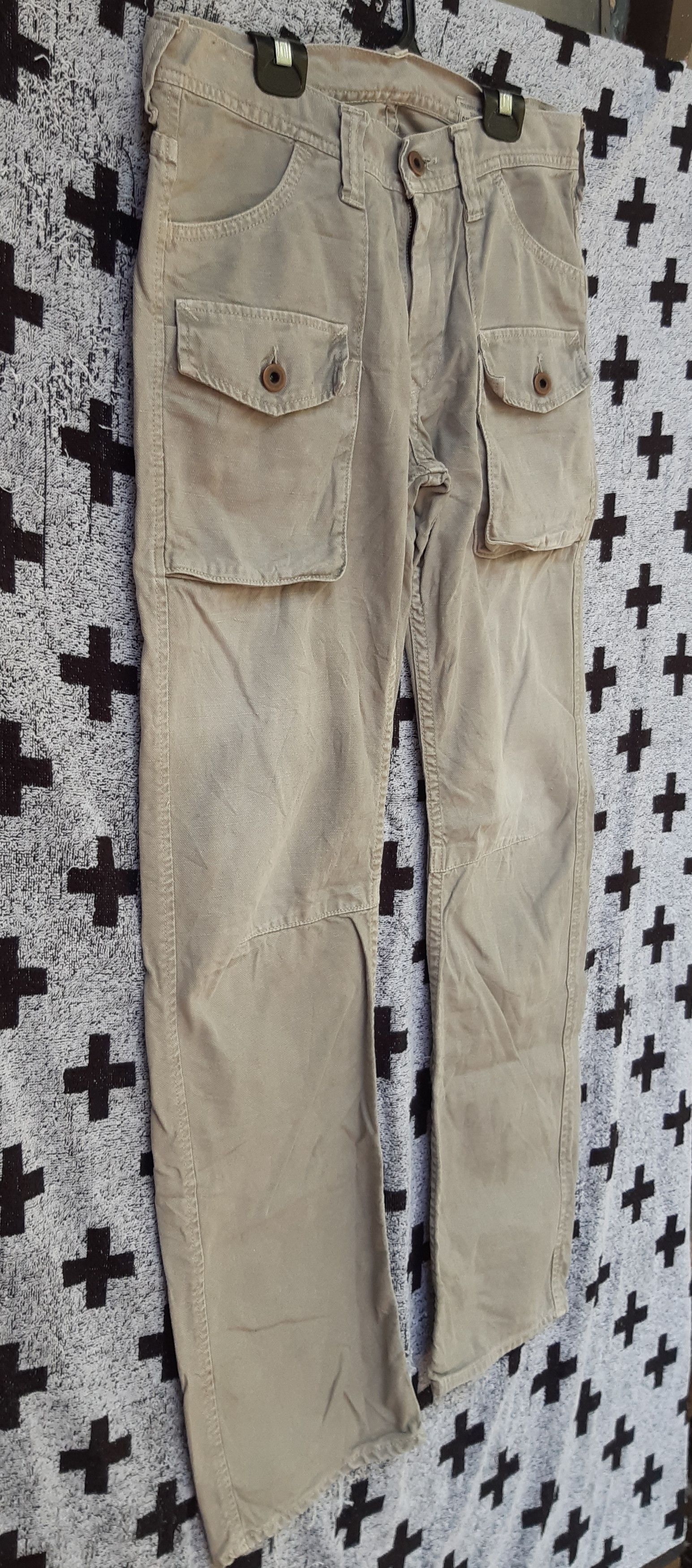 Japanese Brand Japanese Brand Studio Ecru Inc Bush pocket Pants Size US 32 / EU 48 - 3 Thumbnail