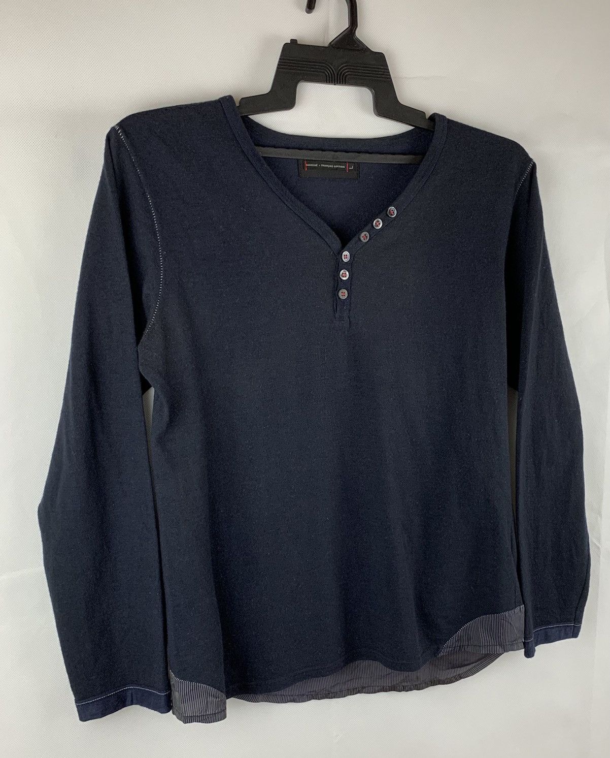 Marithe + Francois Girbaud Marith Francois Girbaud 50wool/50acrylic Long Sleeve Shirt Size US L / EU 52-54 / 3 - 4 Thumbnail