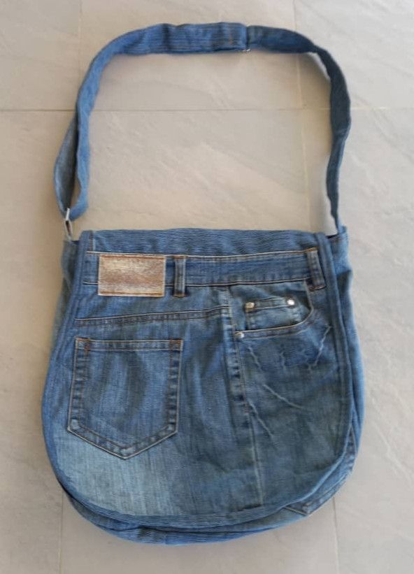 Handmade Japanese Brand Denim Sling Bag Size ONE SIZE - 1 Thumbnail