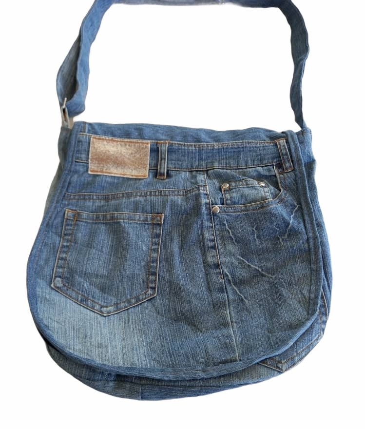 Handmade Japanese Brand Denim Sling Bag Size ONE SIZE - 2 Thumbnail