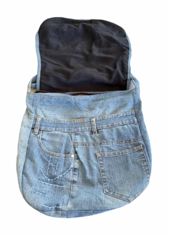 Handmade Japanese Brand Denim Sling Bag Size ONE SIZE - 4 Thumbnail