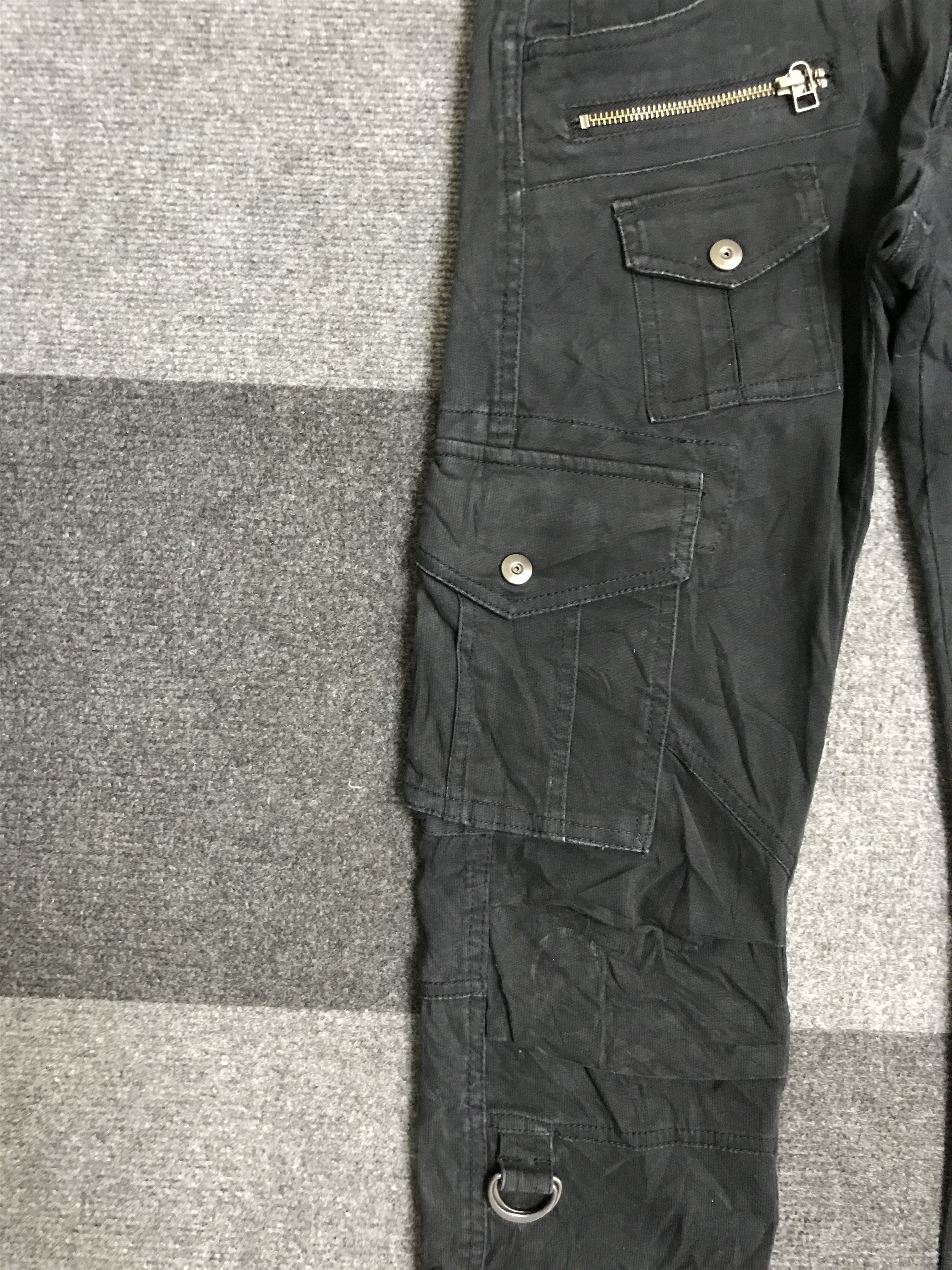 Japanese Brand CP332 RATTLE TRAP Japan 8 Pockets Skinny Cargo Pant Size US 29 - 7 Thumbnail