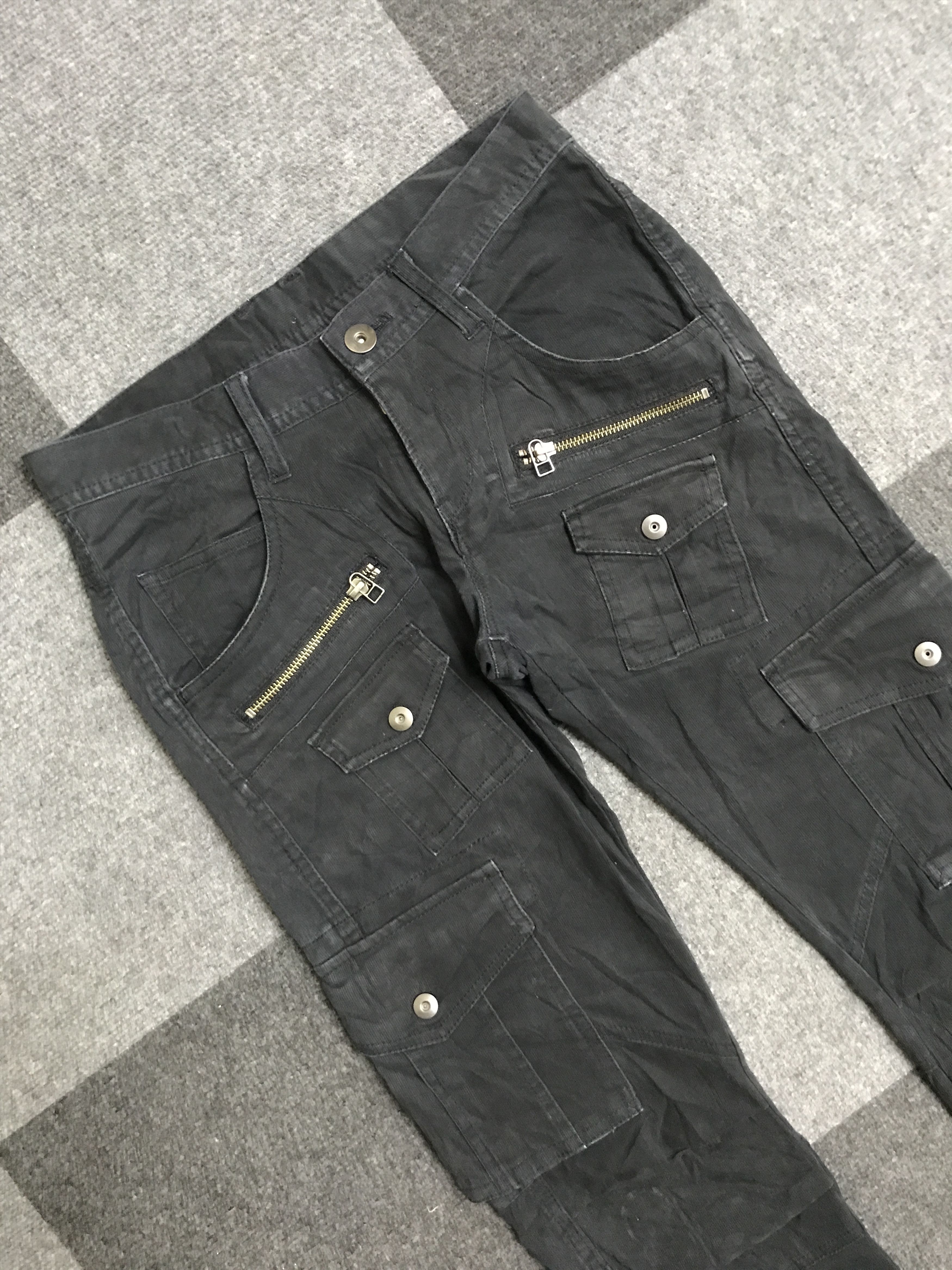 Japanese Brand CP332 RATTLE TRAP Japan 8 Pockets Skinny Cargo Pant Size US 29 - 4 Thumbnail
