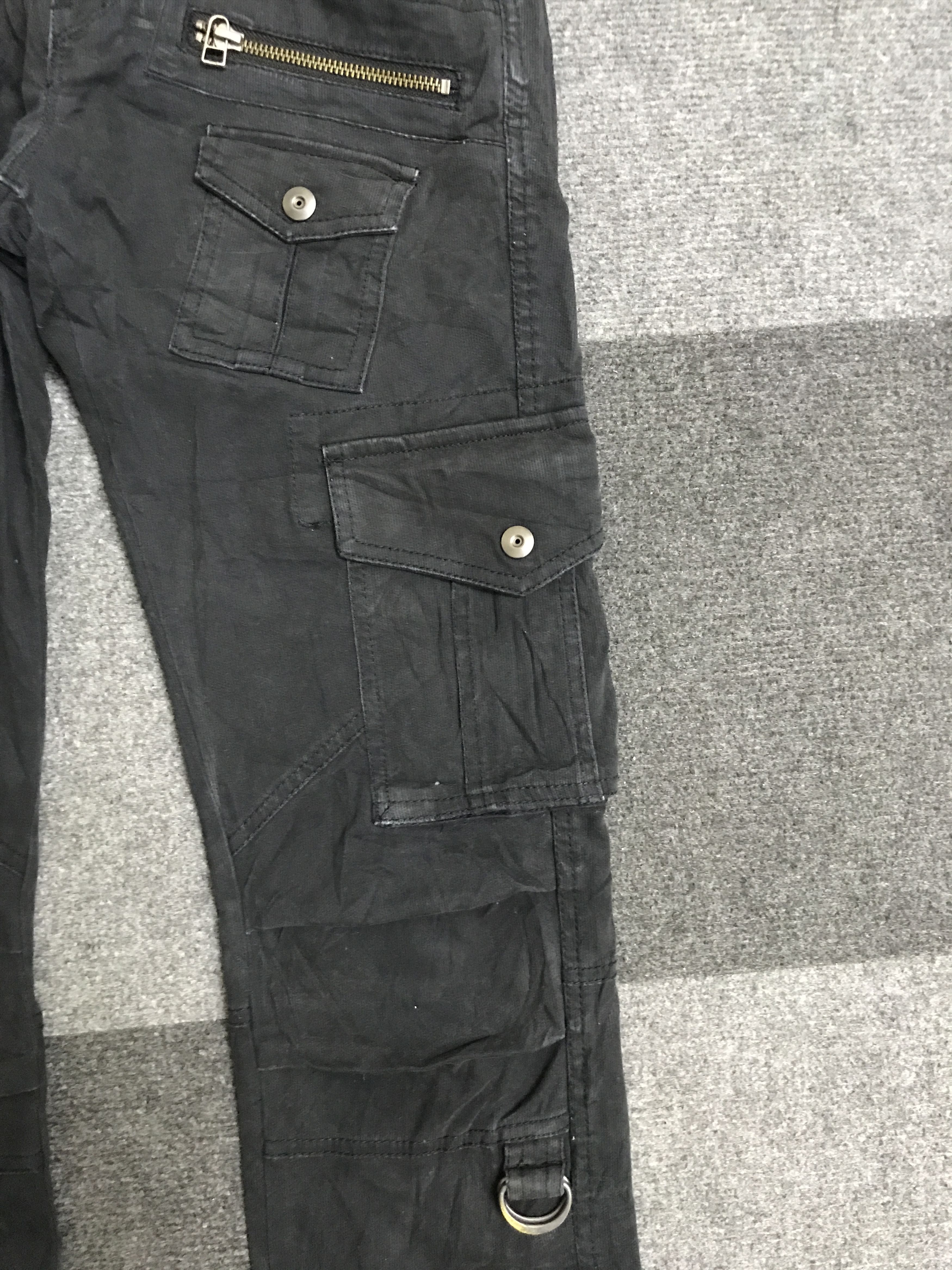 Japanese Brand CP332 RATTLE TRAP Japan 8 Pockets Skinny Cargo Pant Size US 29 - 6 Thumbnail