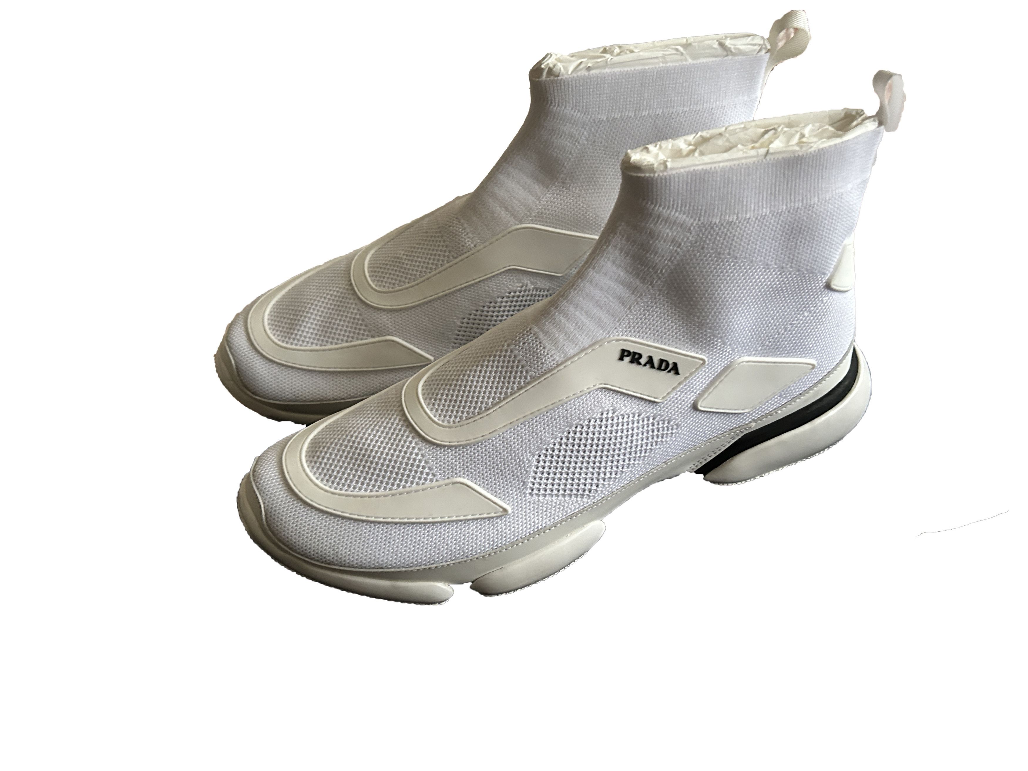 Prada Prada cloudburst High top White Sneakers Size 9 Size US 9 / EU 42 - 2 Thumbnail