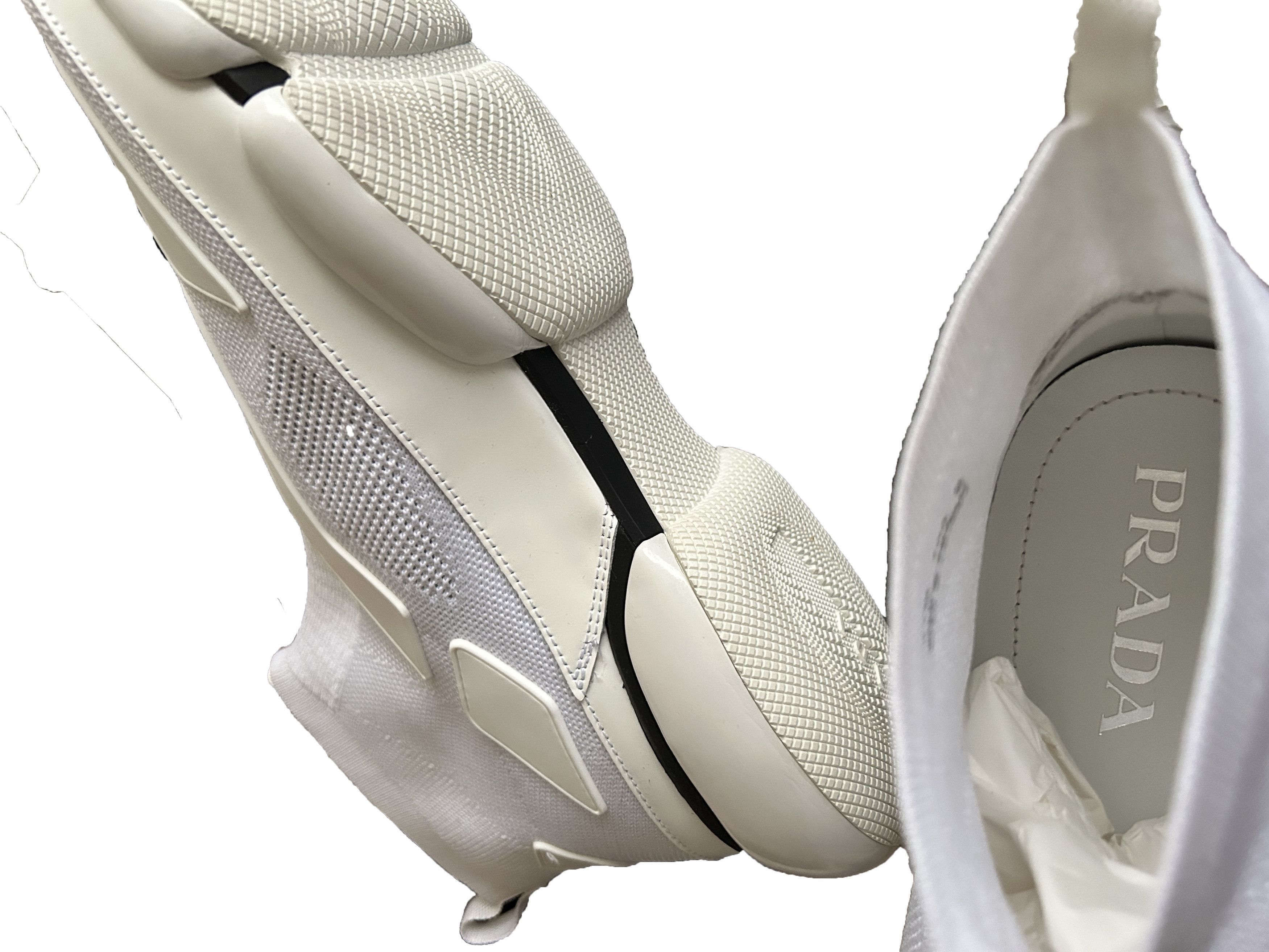 Prada Prada cloudburst High top White Sneakers Size 9 Size US 9 / EU 42 - 5 Thumbnail