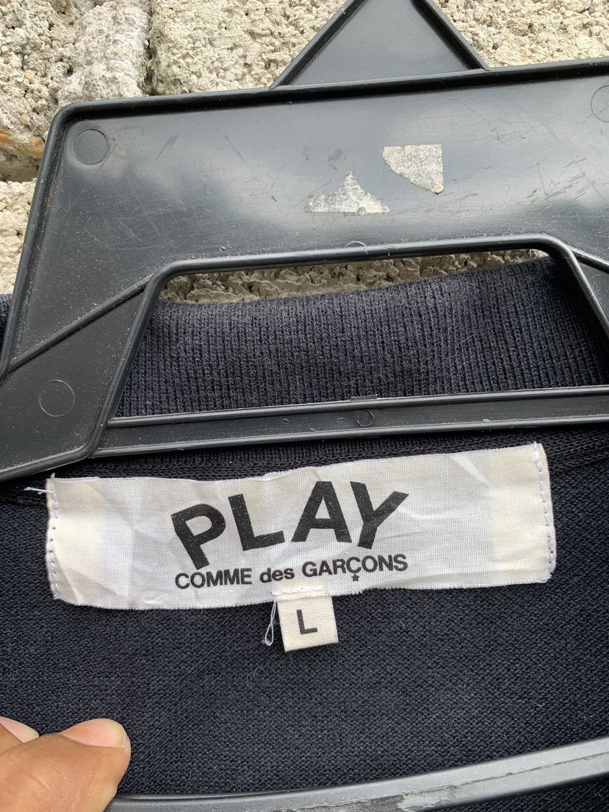 Comme des Garcons COMME des GARCONS PLAY Polo Collar Shirt Size US L / EU 52-54 / 3 - 11 Thumbnail