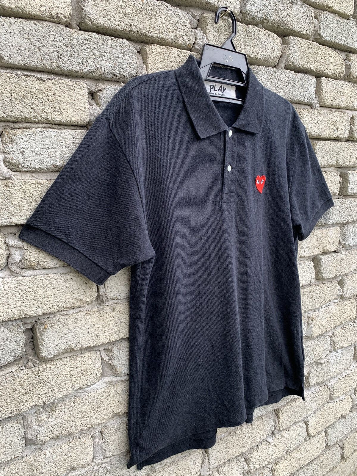 Comme des Garcons COMME des GARCONS PLAY Polo Collar Shirt Size US L / EU 52-54 / 3 - 4 Thumbnail