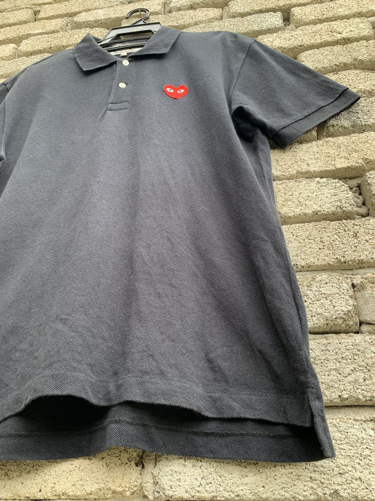 Comme des Garcons COMME des GARCONS PLAY Polo Collar Shirt Size US L / EU 52-54 / 3 - 8 Thumbnail