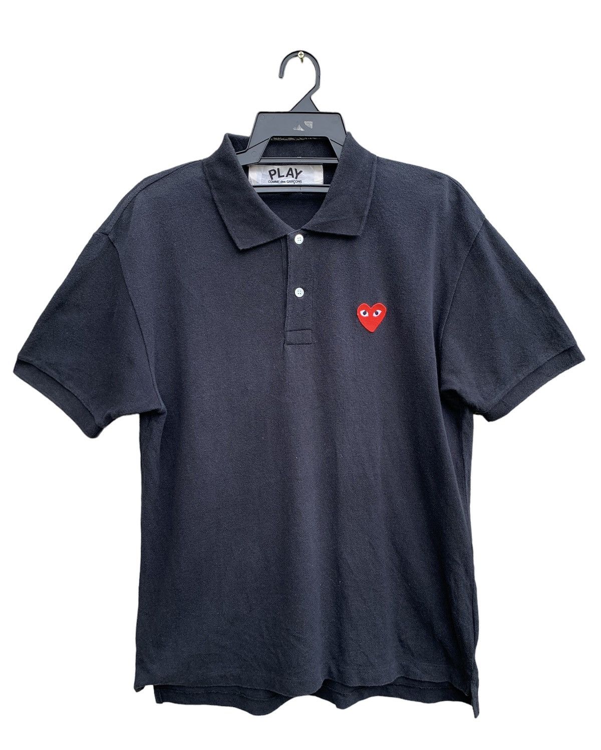 Comme des Garcons COMME des GARCONS PLAY Polo Collar Shirt Size US L / EU 52-54 / 3 - 1 Thumbnail