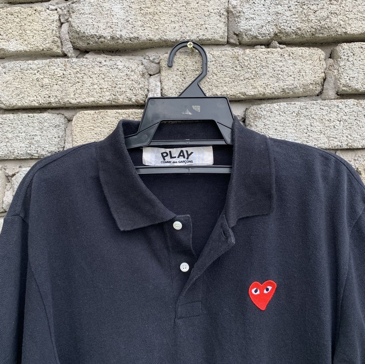 Comme des Garcons COMME des GARCONS PLAY Polo Collar Shirt Size US L / EU 52-54 / 3 - 9 Thumbnail