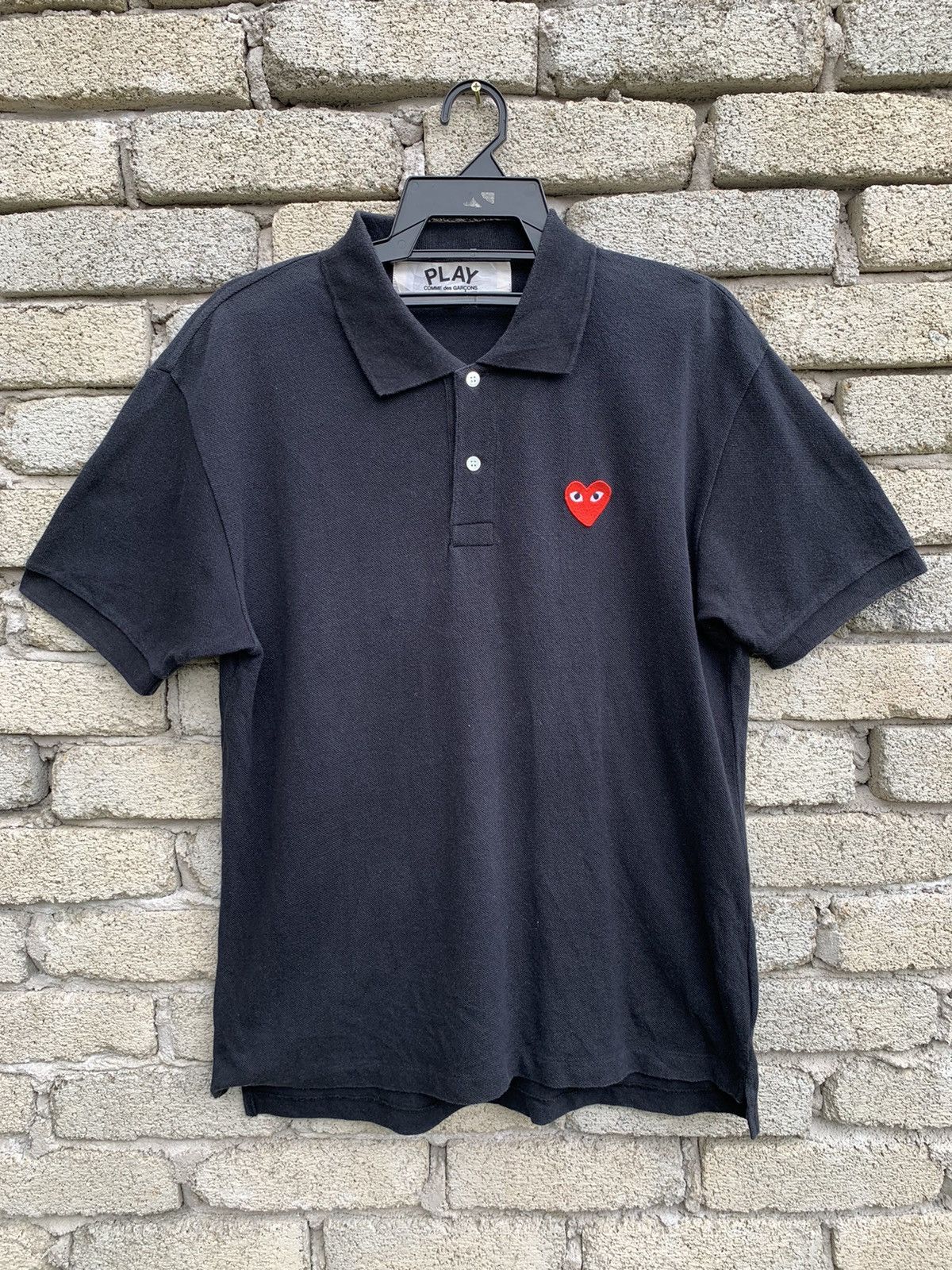 Comme des Garcons COMME des GARCONS PLAY Polo Collar Shirt Size US L / EU 52-54 / 3 - 2 Thumbnail