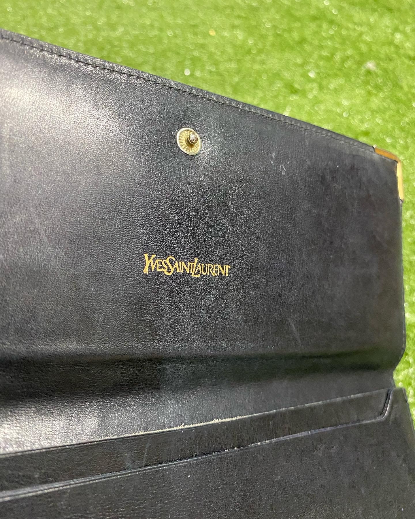 Vintage × Yves Saint Laurent 🚨Vintage Yves saint laurent ysl leather wallet Size ONE SIZE - 3 Thumbnail