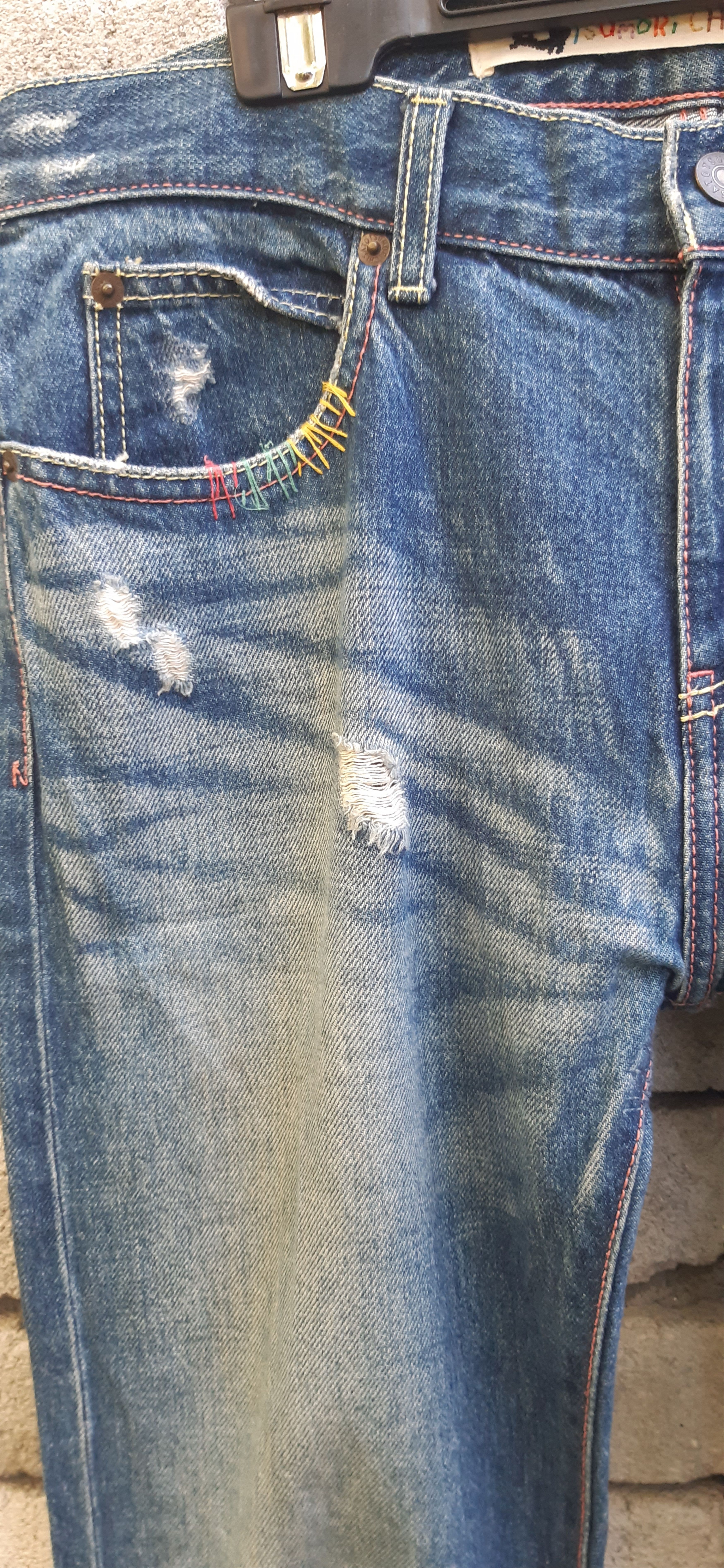 Issey Miyake Rare!! Distressed Tsumari Chisato x Issey Miyake pants Size US 32 / EU 48 - 8 Thumbnail