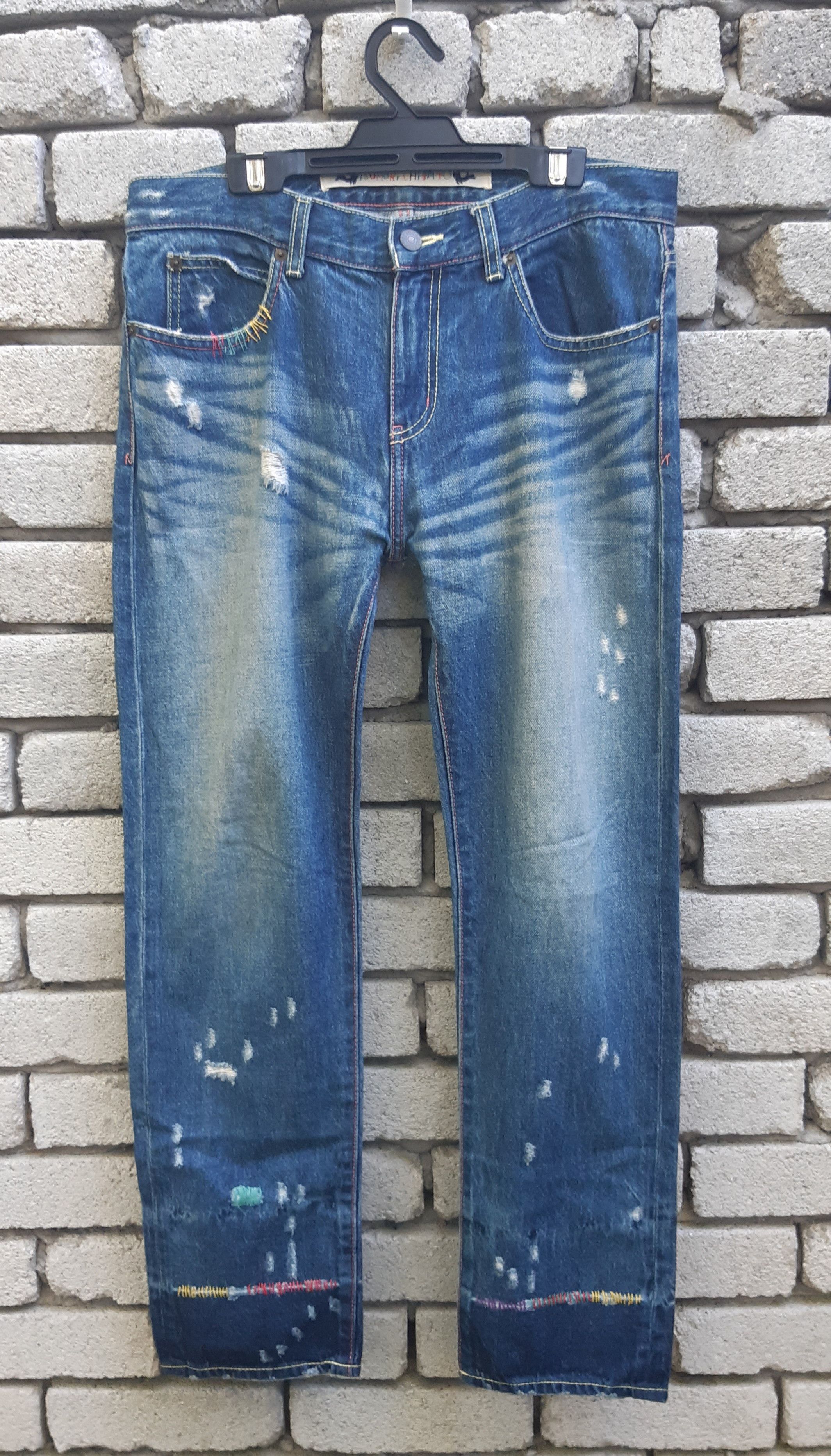 Issey Miyake Rare!! Distressed Tsumari Chisato x Issey Miyake pants Size US 32 / EU 48 - 2 Thumbnail