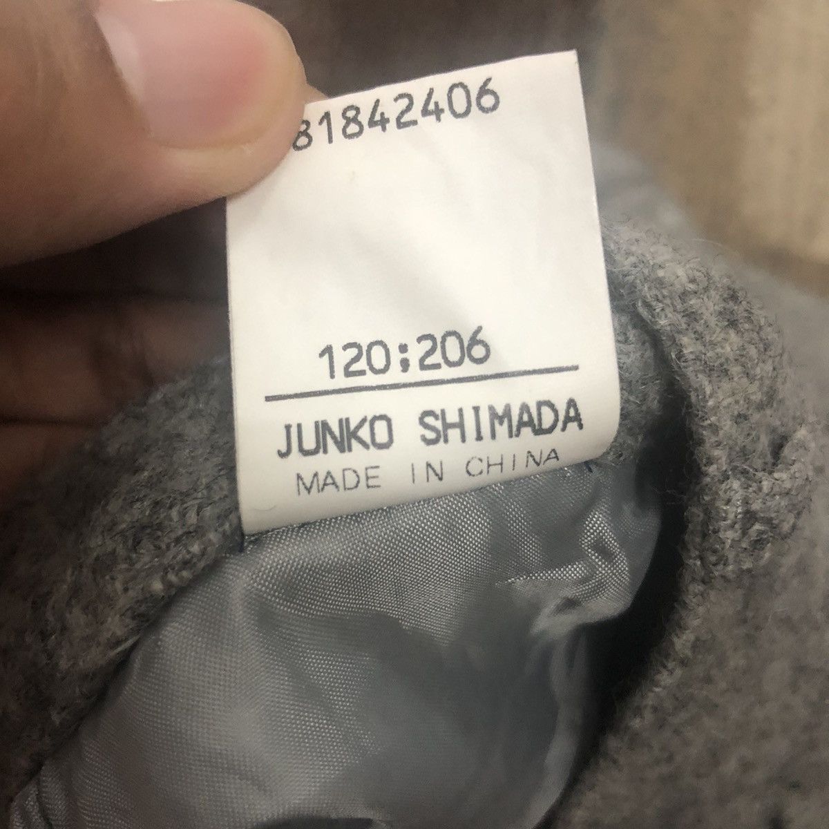 Japanese Brand × Junko Shimada × Vintage Vintage Junko Shimada Wool Trousers Pants Size US 28 / EU 44 - 11 Thumbnail