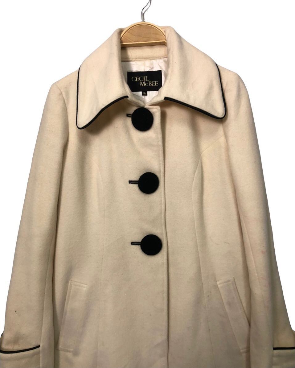 Japanese Brand Vintage Cecil McBee Button Ups Trench Coat Jacket Size US S / EU 44-46 / 1 - 4 Thumbnail