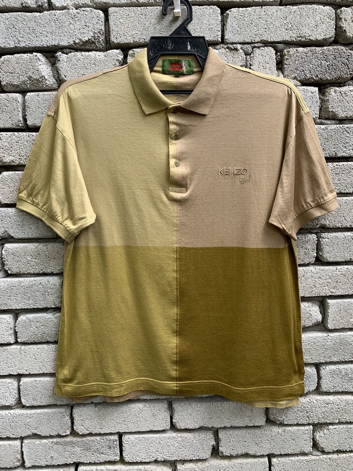 Kenzo Kenzo Paris Golf 4 Tone Colour polos shirt Size US M / EU 48-50 / 2 - 2 Thumbnail