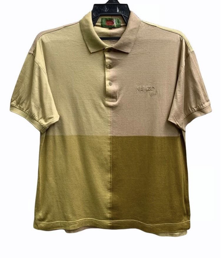 Kenzo Kenzo Paris Golf 4 Tone Colour polos shirt Size US M / EU 48-50 / 2 - 1 Thumbnail