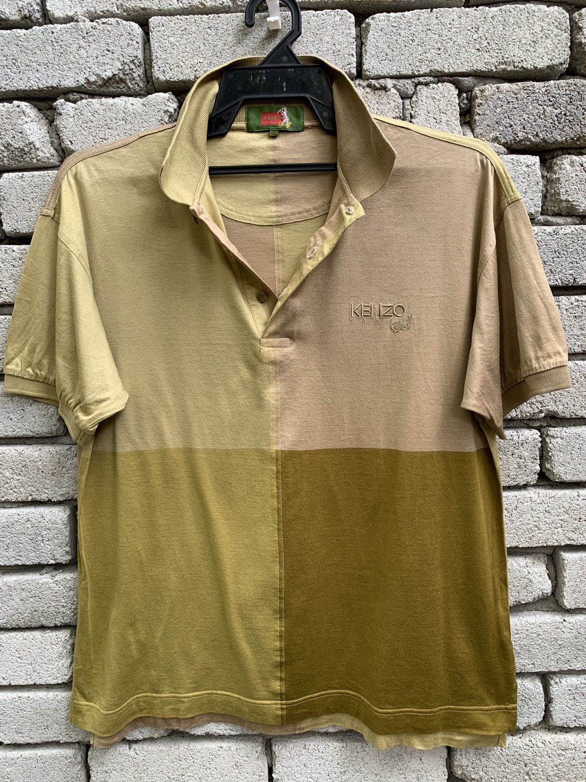 Kenzo Kenzo Paris Golf 4 Tone Colour polos shirt Size US M / EU 48-50 / 2 - 11 Thumbnail