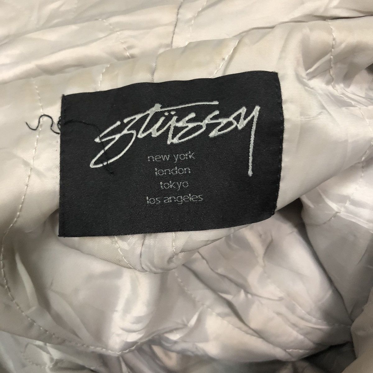 Stussy Vintage Stussy Zipper Ups Hoodie Wool Jacket Size US M / EU 48-50 / 2 - 9 Thumbnail