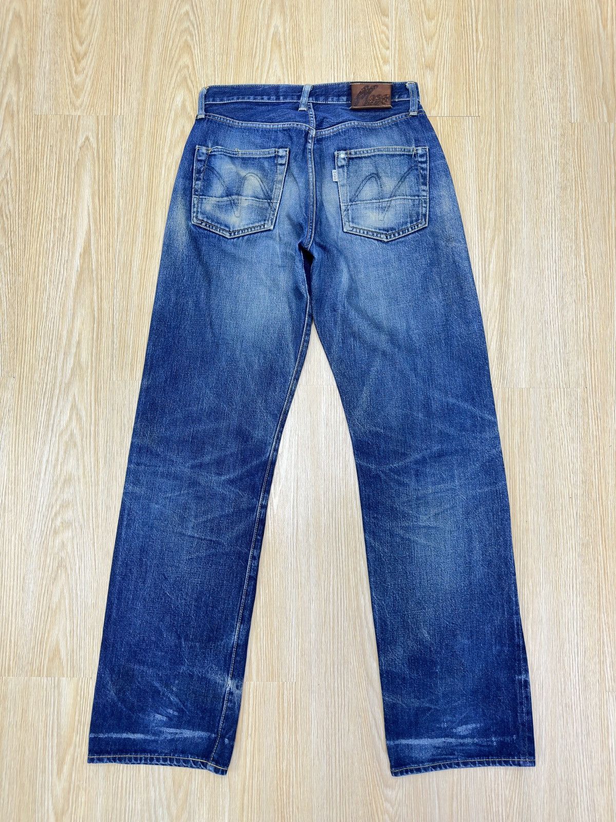 Japanese Brand 80s Selvedge Mabo Blue Vintage Denim Made in Japan W30 J762 Size US 29 - 2 Thumbnail