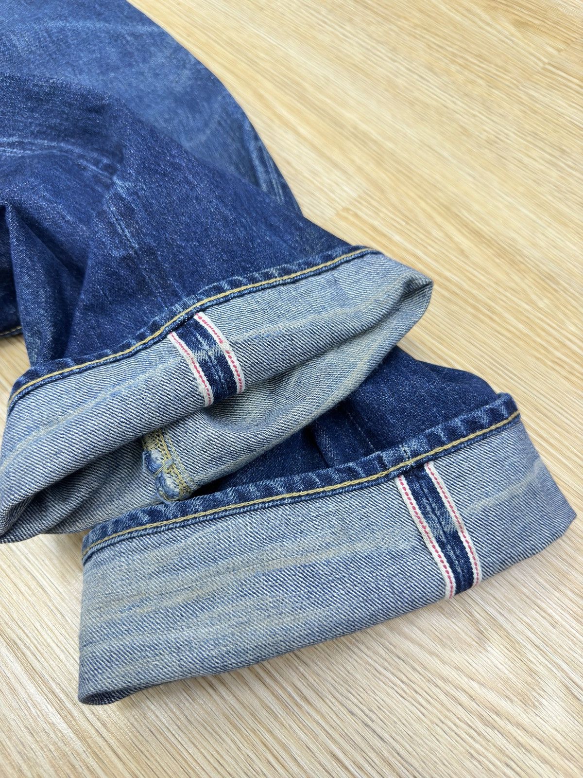 Japanese Brand 80s Selvedge Mabo Blue Vintage Denim Made in Japan W30 J762 Size US 29 - 12 Thumbnail