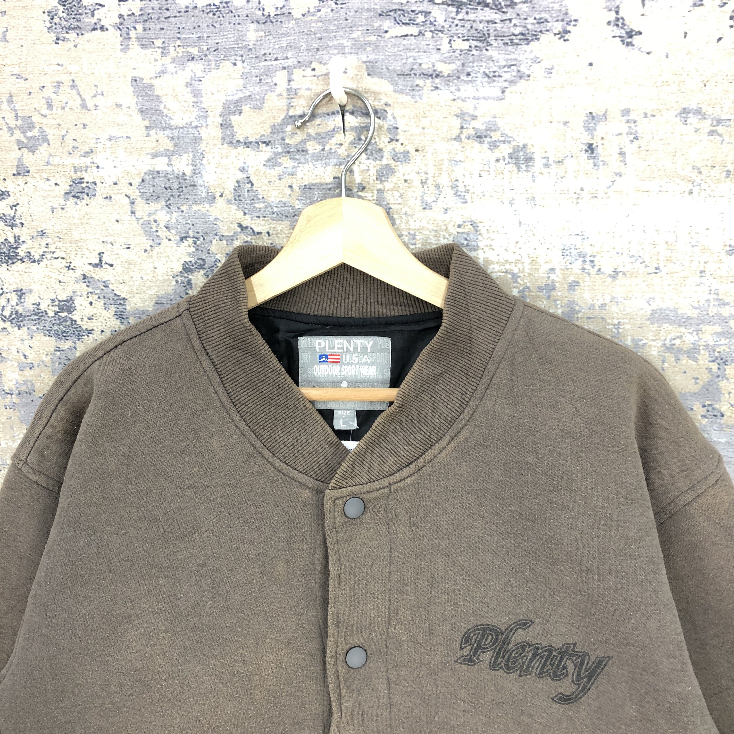 Vintage Vintage Plenty USA Varsity Sweater Plenty USA Sweatshirt Size US M / EU 48-50 / 2 - 2 Thumbnail