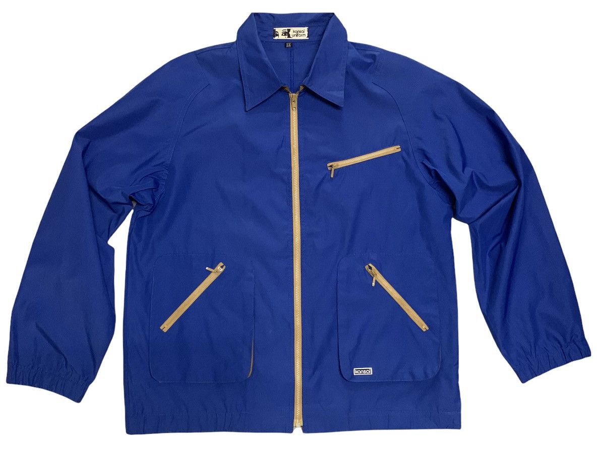 image of Kansai Uniform Kansai Eye Kansai Yamamoto Jacket in Blue, Men's (Size Large)