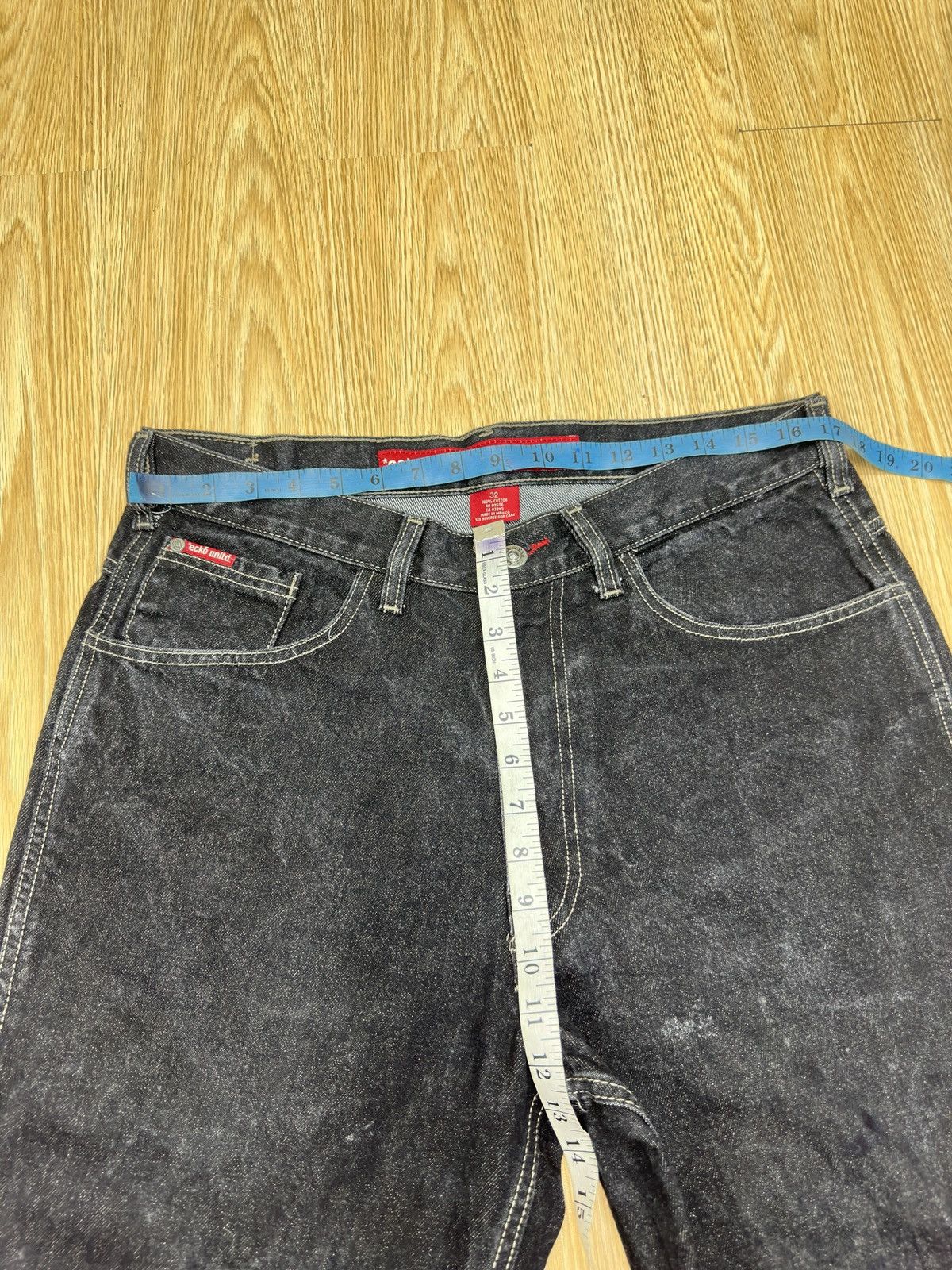 Ecko Unltd. × If Six Was Nine × JNCO Vintage Baggy Ecko Denim Foundry Denim J764 Size US 32 / EU 48 - 3 Thumbnail