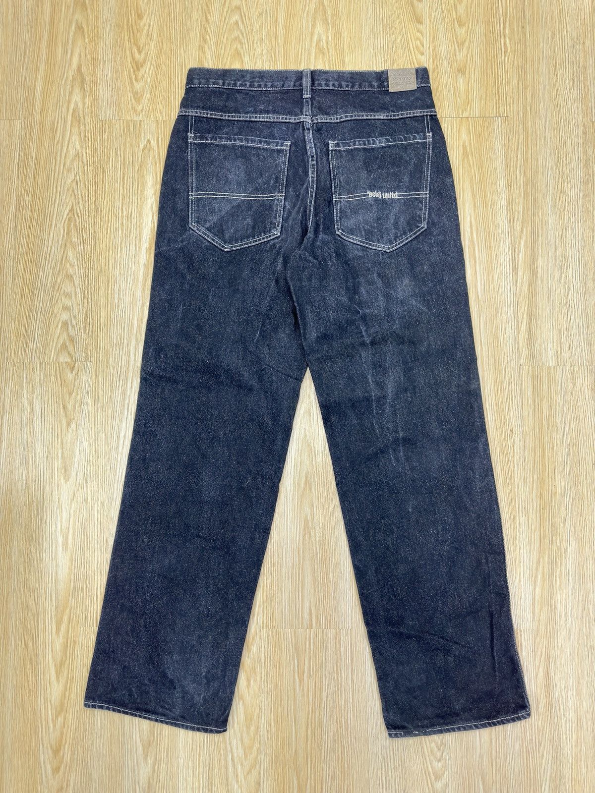 Ecko Unltd. × If Six Was Nine × JNCO Vintage Baggy Ecko Denim Foundry Denim J764 Size US 32 / EU 48 - 2 Thumbnail