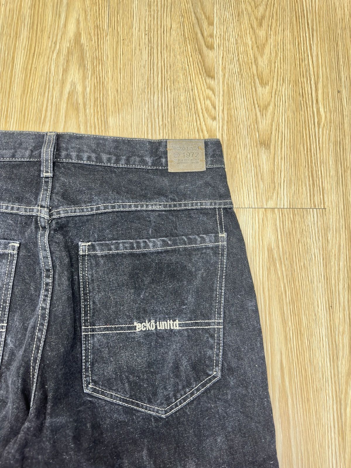 Ecko Unltd. × If Six Was Nine × JNCO Vintage Baggy Ecko Denim Foundry Denim J764 Size US 32 / EU 48 - 9 Thumbnail