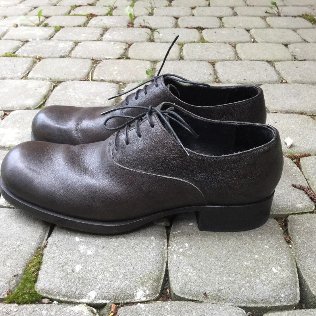 A1923 Horse leather derby/Like GUIDI or Layer-0 Size US 6.5 / EU 39-40 - 5 Thumbnail
