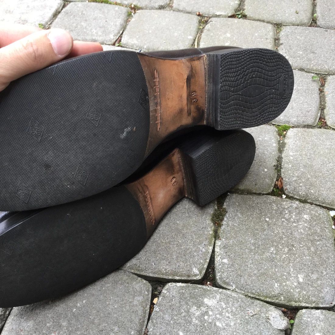 A1923 Horse leather derby/Like GUIDI or Layer-0 Size US 6.5 / EU 39-40 - 4 Thumbnail