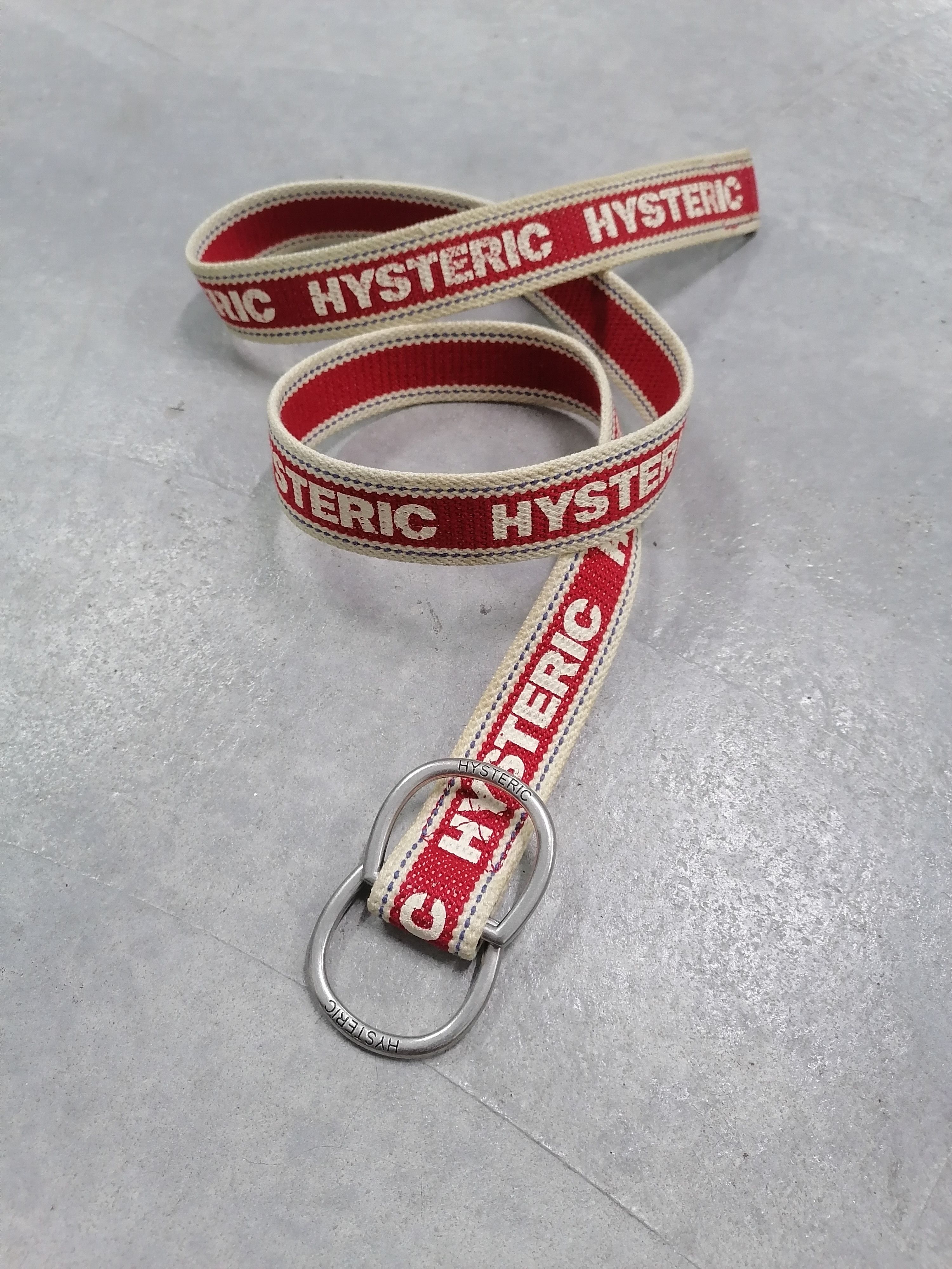 Japanese Brand Hysteric Glamour Spell Out Adjustable Erd Belt Size ONE SIZE - 2 Thumbnail