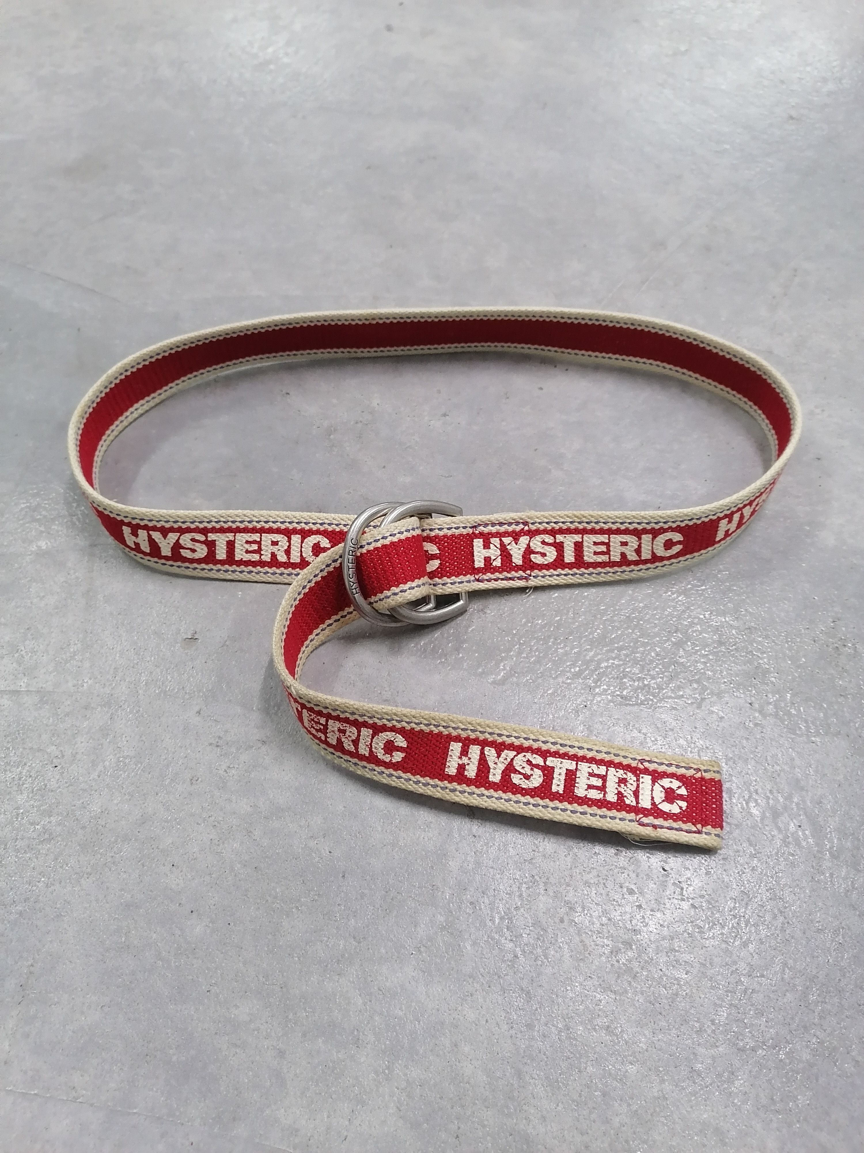Japanese Brand Hysteric Glamour Spell Out Adjustable Erd Belt Size ONE SIZE - 3 Thumbnail