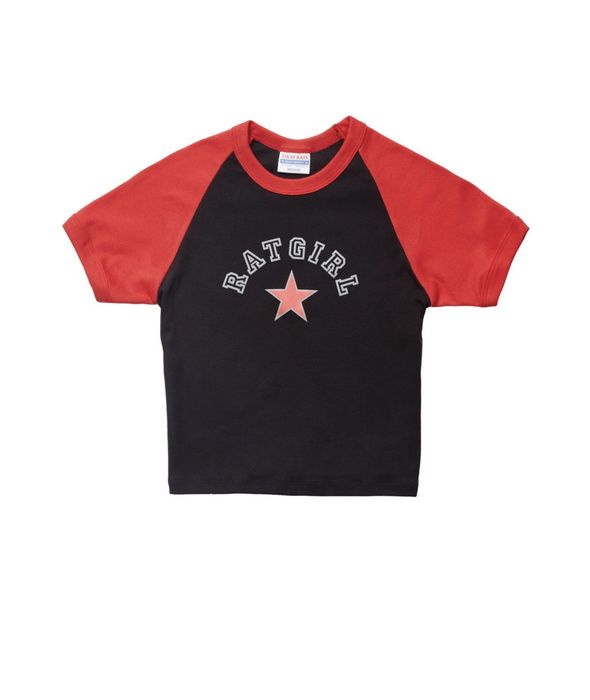 Stray Rats Stray Rats Raglan Cropped Tee | Grailed